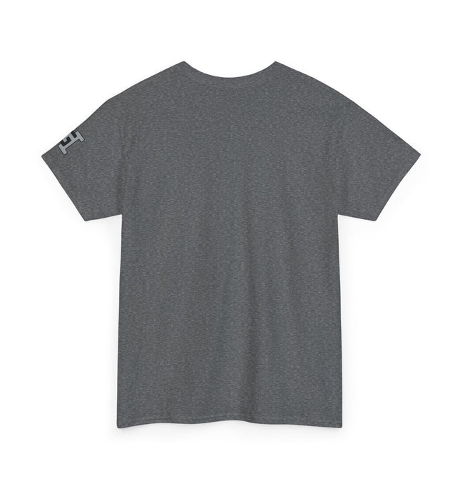 Gar Gear WE GOT ACTION! Drop #104 Heather Grey t-shirt – back print detail