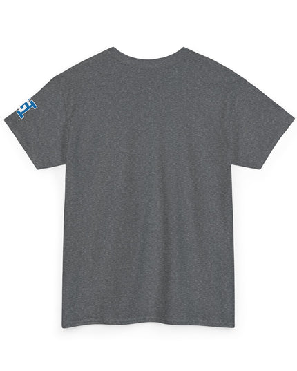Gar Gear WE GOT ACTION! Drop #105 Heather Grey t-shirt – back print detail