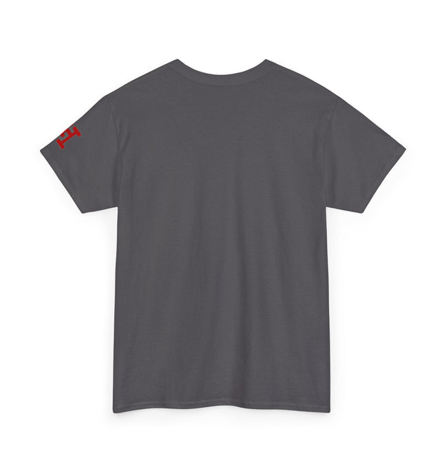 Gar Gear WE GOT ACTION! Drop #106 Charcoal t-shirt – back print detail