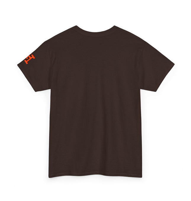 Gar Gear WE GOT ACTION! Drop #107 Dark Chocolate t-shirt – back print detail
