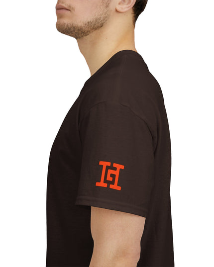 Gar Gear WE GOT ACTION! Drop #107 Dark Chocolate t-shirt – sleeve detail