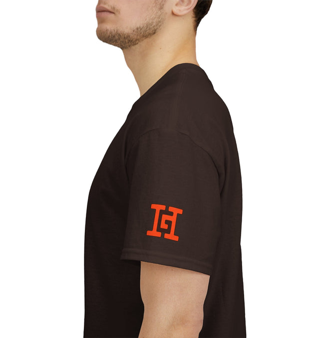 Gar Gear WE GOT ACTION! Drop #107 Dark Chocolate t-shirt – sleeve detail