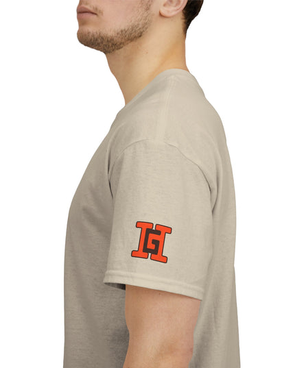 Gar Gear WE GOT ACTION! Drop #107 Sand t-shirt – sleeve detail