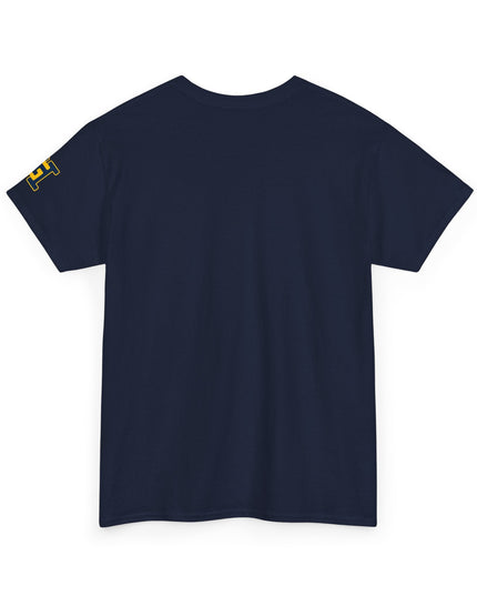 Gar Gear WE GOT ACTION! Drop #110 Navy Blue t-shirt – back print detail