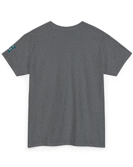 Gar Gear WE GOT ACTION! Drop #111 Heather Grey t-shirt – back print detail