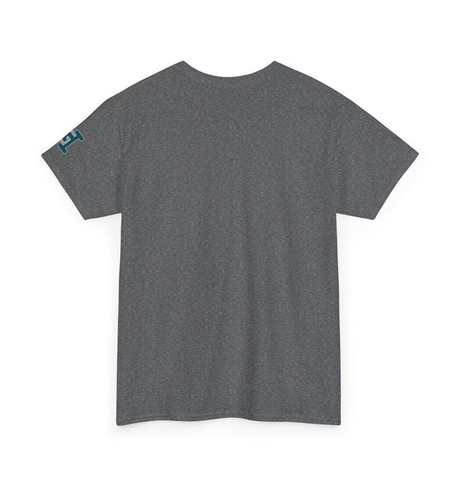 Gar Gear WE GOT ACTION! Drop #111 Heather Grey t-shirt – back print detail