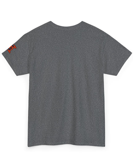 Gar Gear WE GOT ACTION! Drop #112 Heather Grey t-shirt – back print detail