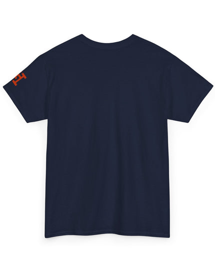 Gar Gear WE GOT ACTION! Drop #112 Navy Blue t-shirt – back print detail